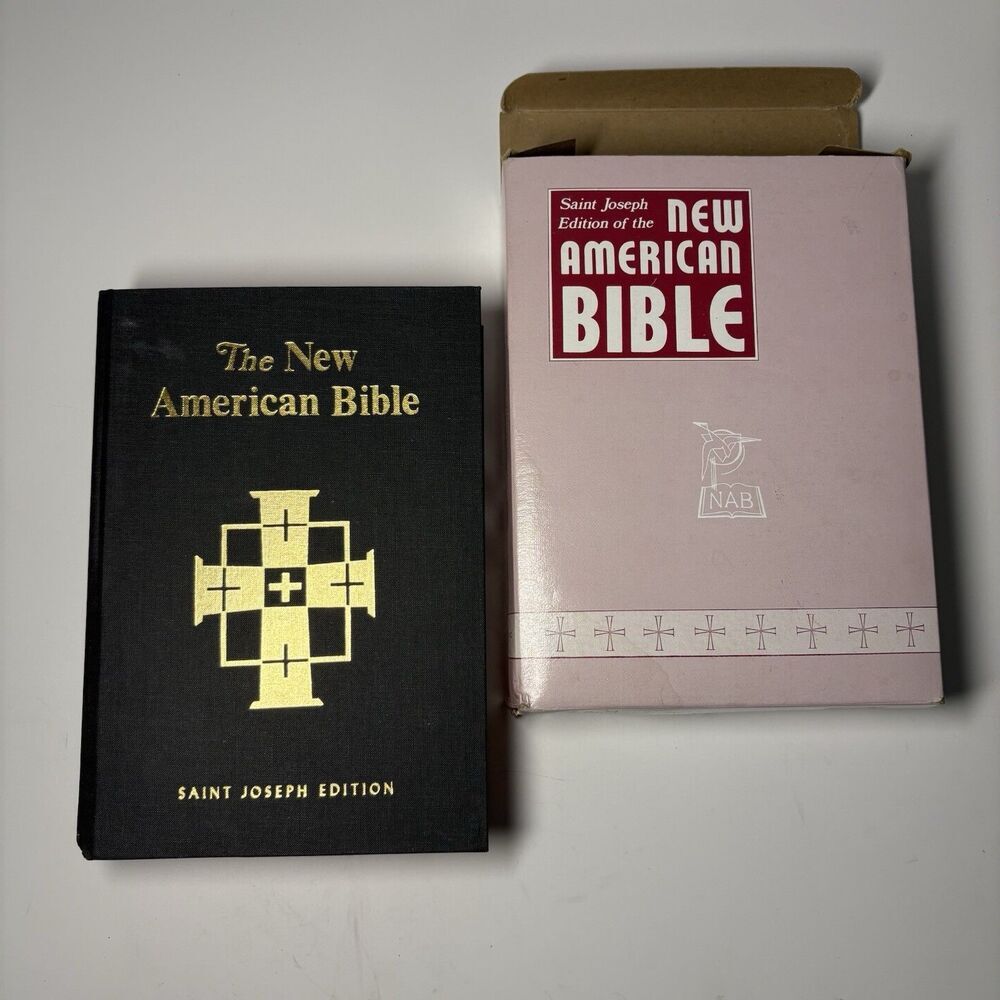 Saint Joseph Edition New American Bible 1970 Large Type Illustrated Catholic BOX